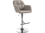 Sgabello Da Bar In Tessuto - Sgabello - Eccezionale Comfort Di Seduta, Regolabile In Altezza 97-118 Cm