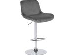 Sgabello Da Bar Con Struttura Cromata - Sgabello - Elevato Comfort Di Seduta - Funzione Girevole A 360° - Design Elegante