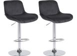 Set Di 2 Sgabelli Da Bar Cromati - Sgabelli Da Bar Eleganti, Ottimo Comfort Di Seduta