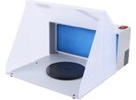 Cabina Di Verniciatura Portatile - Cabina Di Verniciatura - Ventilazione Con Aspirazione - Illuminazione A Led - Sistema Di Filtraggio - Blu