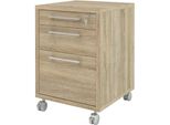 Dmora Cassettiera Lajatico 48.2X49.1X68.2H Cm, Apertura Scorrevole Chiusura Scorrevole