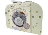 Buttonbag Set Impronte Delle Mani Del Bambino - Scatola Dei Ricordi Creativa