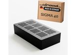 Filtro A Carbone Attivo Adatto Per Geberit Sigma 40 Come Tipo 1 N. 242.555.00.1 Filtro A Carbone Attivo Duofresh
