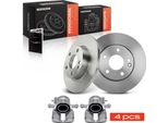 Frankberg 2X Pinze Freno + 2X Dischi Freno Anteriori Per Mercedes-Benz Classe A W169