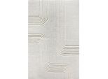 Milani Home - Tappeto In Lana Avorio Con Decoro 160 X 230 Cm 160 L X 230 P