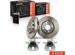 Frankberg 2X Pinze Freno + 2X Dischi Freno Posteriori Per Audi A4 Avant 8D2 8D5 B5