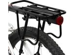 Avizar, Portapacchi Posteriore In Alluminio Per Biciclette Fino A 50 Kg, Nero