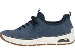 Rieker Scarpa Sportiva Da Donna Con Lacci In Blu, Misura 37