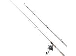 Set Canna Da Pesca E Mulinello Succebuy, Composto Da Una Canna In Due Pezzi Lunga 2 M In Fibra Di Vetro E Fibra Di Carbonio (IM6) E Un Mulinello Da Spinning Con 6+1 Cuscinetti A Sfera, Adatto Per L'uso In Acqua Dolce E Salata.