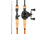 Set Canna Da Pesca E Mulinello Baitcasting Succebuy, Canna In Fibra Di Carbonio Da 2 M (IM7), Set Canna Da Bass Con 6+1 Cuscinetti A Sfera, Rapporto Di Trasmissione 7,0:1 E Impugnatura In Sughero, Adatto Per Mancini