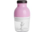 Avizar, Mini Frullatore 600 Ml 200 W Versatile Con Lama In Acciaio Inossidabile, Rosa