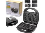 Tostapane Per Sandwich E Waffle Gofrownica Aigostar Anthony 800W 6X Inserti