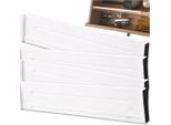 Edibazzar | Divisori Per Cassetti, Bianchi, Regolabili, Set Da 4, Separatori, Organizer