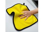 Panni In Microfibra Jumadas - Auto - Panno Per La Pulizia - Giallo - Panno Asciutto - Panno Per Il Lavaggio - 30X30 Cm