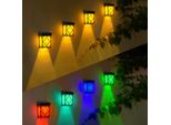 Lampada Da Parete A Energia Solare Per Esterni, Lampada Da Giardino, Paesaggio, Luci Decorative, IP65, Impermeabile, Per Cortile, Calda, Colorata