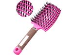 Spazzola Per Capelli Anti-Groviglio Jumadas Rosa: Pettine Massaggiante Professionale Per Donne, Districa I Capelli Bagnati, Strumento Da Parrucchiere