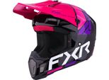 Casco Da Motocross Fxr Clutch Comp, Nero/Rosa, M
