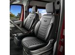 Rivestimenti Sedili Mercedes Sprinter 2006 - 2018 – Florida Nero/Grigio – Vestibilità Perfetta (Sedile/Sedile)