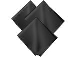Jumada's – Panni In Microfibra Per La Pulizia – Panni In Microfibra – Pulite I Vostri Occhiali, Occhiali Da Sole, Telefoni E Schermi Dei Computer – 15 X 18 Cm – Lavabili E Neri