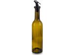 Orion | Bottiglia In Vetro - Dispenser Per Olio D'oliva - Bottiglia Per Olio E Aceto - Marrone - Con Dispenser - 380 Ml