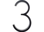 Jumada's – Numero Civico Nero 3 – Numero Civico Moderno Nero – Altezza 125 Mm