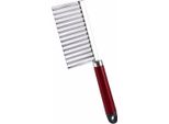 Jumada's - Tagliapatate | Coltello Seghettato | Coltello Per Patatine Fritte | Coltello Per Patate | Lama Ondulata | Pelapatate | Acciaio Inossidabile | Taglio Ondulato | 22 Cm