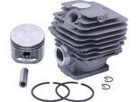 Set Cilindro E Pistone Da 46 Mm Per Stihl 028 / 028 Super Av Q W Wb / 1118 020 1203