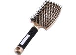 Spazzola Per Capelli Anti-Groviglio Jumada Gold Spazzola Per Capelli Bagnati Spazzola Professionale Per Massaggio Capelli Strumenti Per Parrucchieri