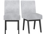 Set Di 2 Sedie Da Sala Da Pranzo Costway, Sedie Da Cucina Con Seduta E Schienale Imbottiti, Sedie Da Tavolo Da Pranzo Con Gambe In Legno E Gomma, Sedie Imbottite Fino A 180 Kg