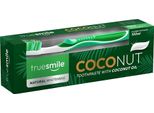 Truesmile | Dentifricio - Sbiancante Naturale - 100 Ml - Cocco - Con Fluoro - Con Olio Di Cocco - Spazzolino Incluso Nel Set
