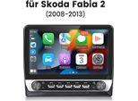 Autoradio Android 15 Da 10,1 Pollici 2+64 Gb Per Skoda Fabia Ii 2008-2013 Wireless Carplay Android Auto Wifi Gps Navi Rds Dsp Dab+ Bt Con Manopola
