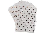 Jumada's - Stelle Dorate - Sacchetti Per Dolcetti - Sacchetti Per Feste - Sacchetti Per Compleanni - Stella Oro Rosa - Carta - 13X18 Cm