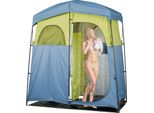 Vevor Tenda Doccia Con 2 Stanze, Tenda Wc (2133X1067X2133 Mm) Con Borsa Doccia, Tenda Spogliatoio Incl. Picchetti, Corde, Borsa Per Il Trasporto E Aste Di Sostegno, In Tessuto Oxford 150D Per Campeggio, Spiaggia, Pesca