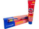 Truesmile | Dentifricio - 75 Ml - Monster Kids - Fragola - Con Fluoro - Per Bambini A Partire Dai 3 Anni - Spazzolino Incluso Nel Set