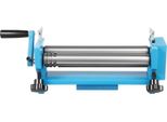 Curvatubi Portatile - Curvatubi Manuale A 3 Rulli - Lunghezza Di Curvatura 180 Cm - Acciaio 45# - Regolabile, Resistente All'usura - Per Alluminio - Blu