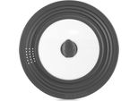 Orion | Coperchio In Silicone Per Pentole E Padelle - Coperchio In Silicone In Vetro - 24/26/28 Cm - Misura Universale - Coperchio In Vetro - Con Manico In Silicone