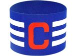 Jumada's - Fascia Da Capitano Blu - Per Lo Sport E L'attività Fisica - Adatta A Bambini E Adulti - 1 Pezzo