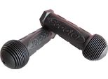 Jumada's - Manopole Per Bicicletta - Bicicletta Per Bambini - Bicicletta Piccola - Triciclo - Set Composto Da Due Pezzi - Gomma - Nero