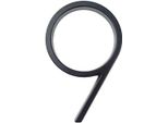 Jumada's – Numero Civico Nero 9 – Numero Civico Moderno Nero – Altezza 125 Mm