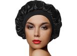 Jumada's – Cappellino Da Notte In Raso – Cappellino Da Notte – Raso – Cappellino Da Notte – Cappellino – Cappellino Da Notte – Cappellino – Donna – Adulti – Nero