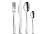 Orion | Set Di Posate Argento - 24 Pezzi In Acciaio Inox - Per 6 Persone - Coltelli, Forchette, Cucchiai E Cucchiaini - Lavabile In Lavastoviglie
