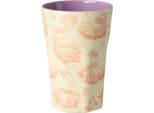 Rice Melamina Tazza Grande - Motivo Fahnwerk Crema 400 Ml