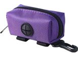 Inf Dispenser Porta Sacchetti Per Escrementi Cani - 2 Pezzi, Tessuto Oxford Viola