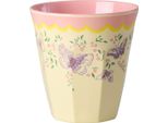 Tazza In Melamina Rice - Crema - Motivo "Spiega Le Ali"" 250 Ml"