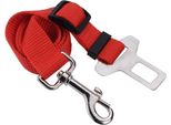 Jumada's - Cintura Di Sicurezza Per Cani - Cintura Di Sicurezza Per Auto Per Cani - Cintura Di Sicurezza - Guinzaglio Per Cani Per Auto - Pettorina Per Cani - Rosso
