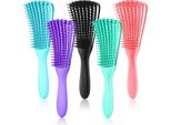 Jumada's – Spazzola Per Capelli Per Bambini – Spazzola Blu Anti-Groviglio Per Ricci – Spazzola Districante – Spazzola Districante Anti-Groviglio – Set Da 2