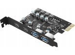Scheda Di Espansione Adattatore Per Pc Pci Pcie 2X Usb 2X USB-C