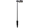 Lampada Da Terra A Led Per Esterni, Alluminio, Nero, Punta A Terra, H102,5 Cm