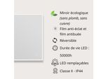 Specchio Rettangolare Led L60/80Cm Cornice Retroilluminata Eclips
