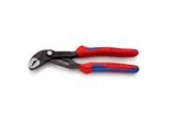 Knipex 87 02 180 Cobra® Hightech-Wasserpumpenzange Mit Mehrkomponenten-HüLlen Grau Atramentiert 180 Mm)